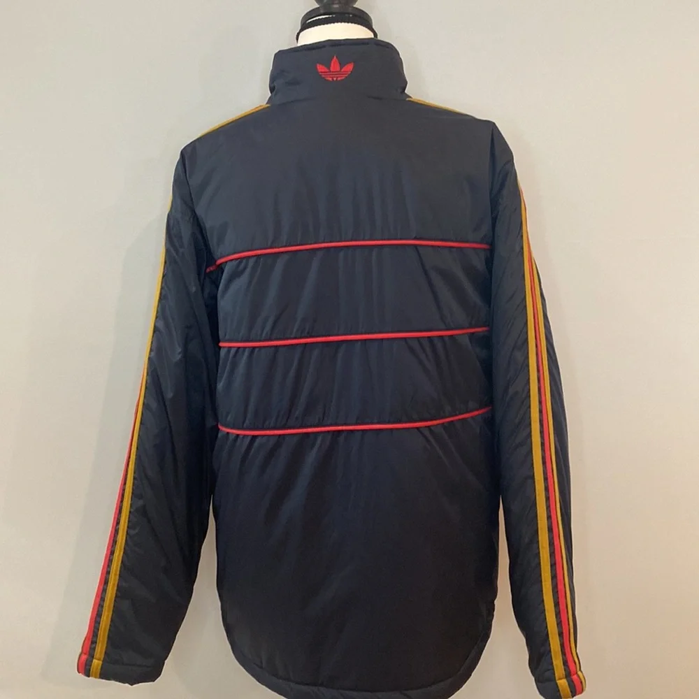 Vintage Unisex Adidas full zip winter puffer coat insulated winter rare
